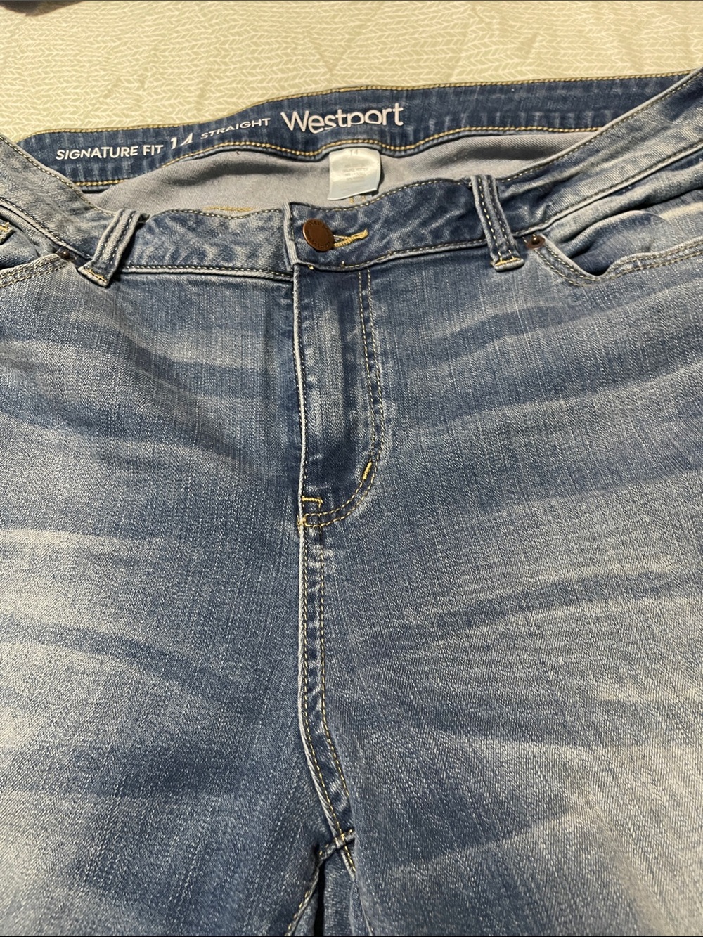 Westport Women's Light Blue Straight Jeans